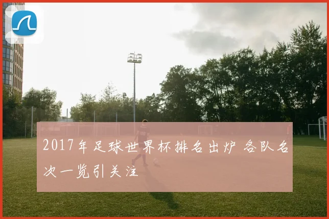 2017年足球世界杯排名出炉 各队名次一览引关注
